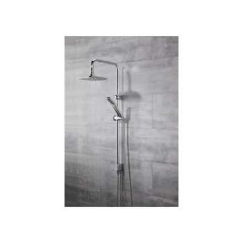 LIVARNO home Überkopfbrause-Set, mit 150-cm-Brauseschlauch (eckig) - B-Ware sehr gut