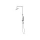 LIVARNO home Überkopfbrause-Set, mit 150-cm-Brauseschlauch (eckig) - B-Ware sehr gut