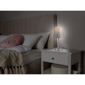 LIVARNO home LED Tischleuchte mit Textilschirm - B-Ware