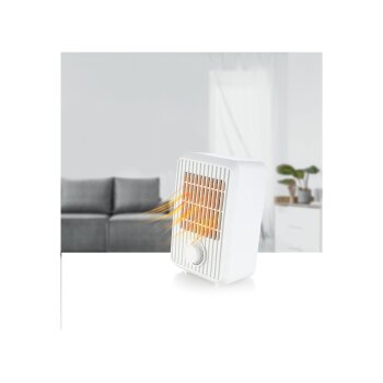 SILVERCREST® Tischheizlüfter »STHL 600 A1«, 600 W (weiß) - B-Ware sehr gut