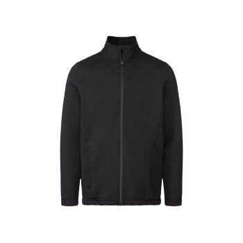 LIVERGY® Herren Strickfleecejacke mit Stehkragen (schwarz, L(52/54)) - B-Ware neuwertig