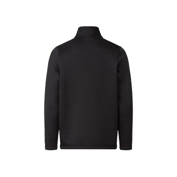 LIVERGY® Herren Strickfleecejacke mit Stehkragen (schwarz, L(52/54)) - B-Ware neuwertig