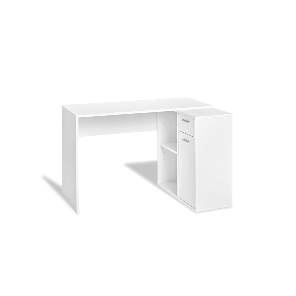 LIVARNO home Schreibtisch mit Schrankelement, weiß - B-Ware gut, 47,99 €