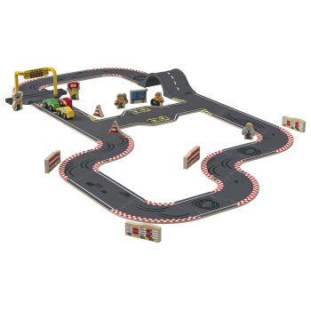 PLAYTIVE® Straßen-Sets, aus Echtholz - B-Ware