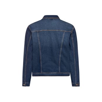 esmara® Damen Jeansjacke, leicht tailliert geschnitten (dunkelblau, 50) - B-Ware neuwertig