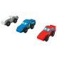 Playtive Holz »Fahrzeuge«, Magnetkupplungen, 3-teilig, Modell 2022 (Rennwagen- Set) - B-Ware neuwertig