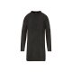esmara® Damen Grobstrick Pulloverkleid, mit modischem Zopfmuster (schwarz, XS (32/34)) - B-Ware neuwertig