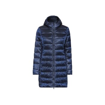 esmara® Damen Lightweight-Mantel, ultraleicht und warm (navy metallic, S(36/38)) - B-Ware neuwertig