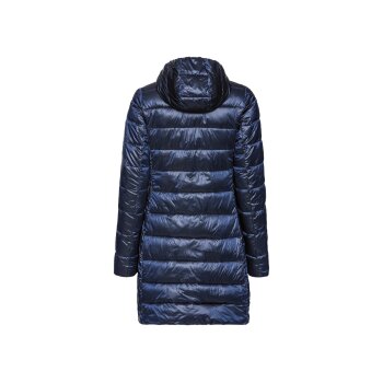 esmara® Damen Lightweight-Mantel, ultraleicht und warm (navy metallic, S(36/38)) - B-Ware neuwertig