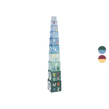 lupilu® Stapelturm, mit 10 Würfeln - B-Ware