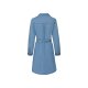 esmara® Damen Kleid, leger geschnitten (blau, 38) - B-Ware neuwertig