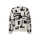 esmara® Damen Cardigan in Grobstrickqualität (weiß/schwarz, M(40/42)) - B-Ware sehr gut