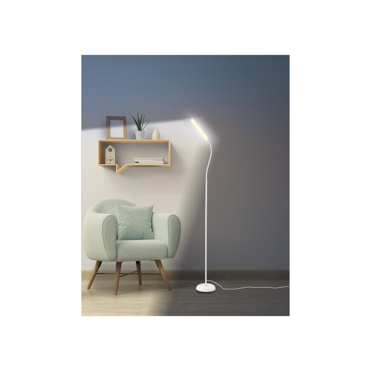 LIVARNO home B-Ware, dimmbar, 6 - flexibel € 15,99 W LED-Stehleuchte