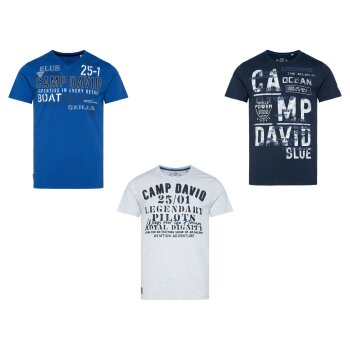 Camp David Herren T-Shirt mit Druck - B-Ware