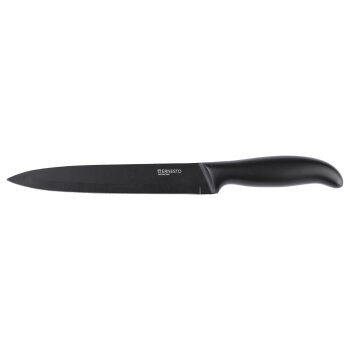 ERNESTO® Messer aus Edelstahl, schwarz - B-Ware