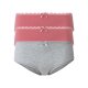 esmara® Damen Umstands-Hipster, 3 Stück, mit hohem Bio-Baumwollanteil (grau/rose, S(36/38)) - B-Ware neuwertig