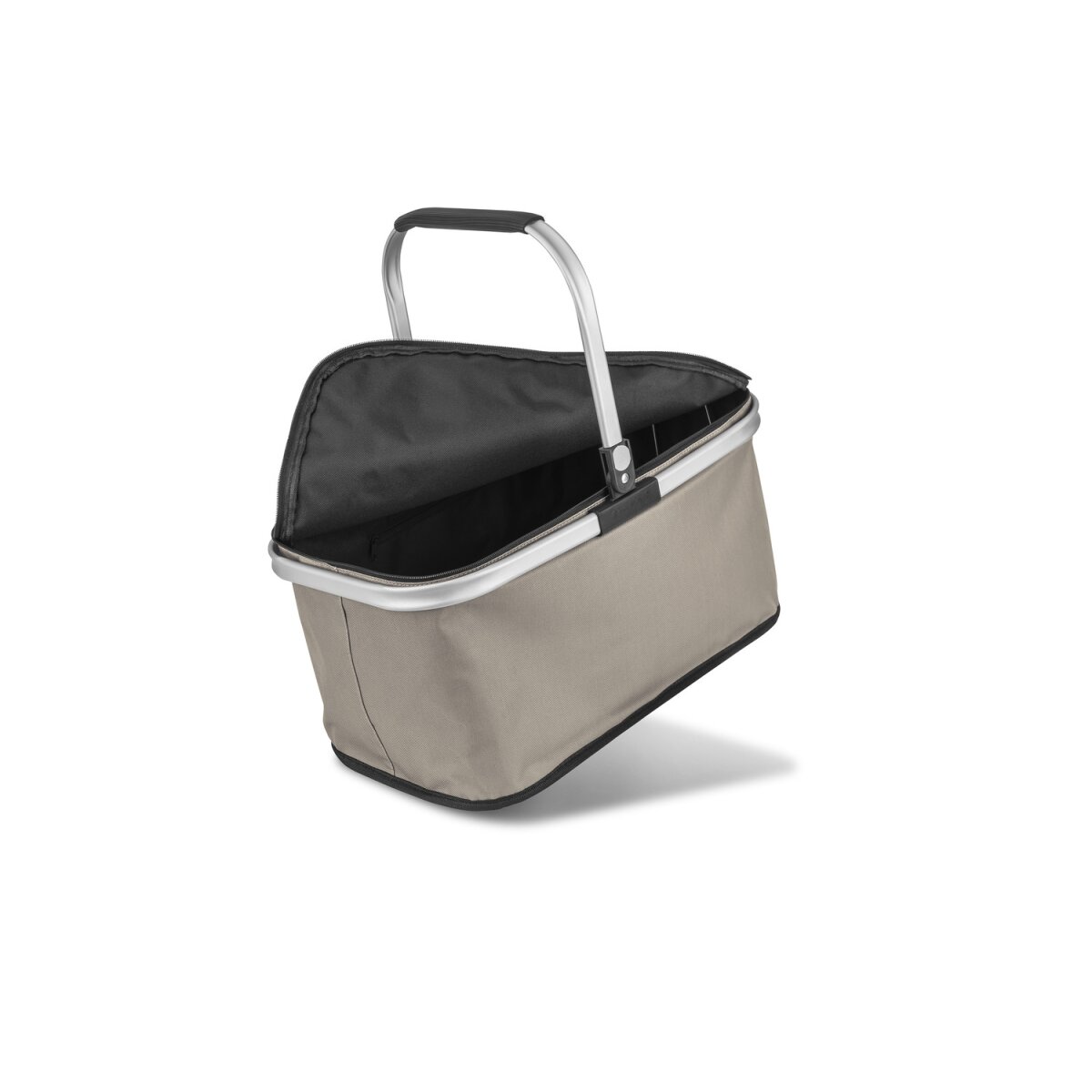 TOPMOVE® Einkaufskorb, mit Aluminiumrahmen, faltbar (braun) - B-Ware  neuwertig, 12,99 € | Einkaufskörbe