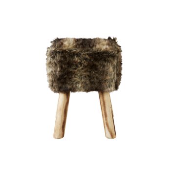 LIVARNO home Fellhocker, aus Kunstfell - B-Ware