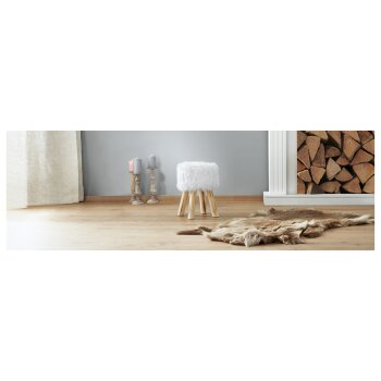 LIVARNO home Fellhocker, aus Kunstfell - B-Ware