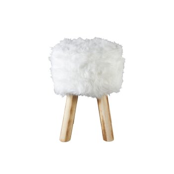 LIVARNO home Fellhocker, aus Kunstfell - B-Ware