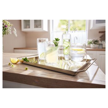 ERNESTO® Doppelwandige Gläser, 2 Stück, aus Borosilikatglas (Wein) - B-Ware neuwertig