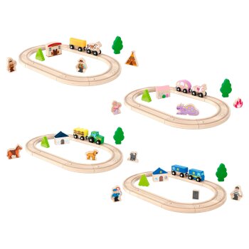 Playtive Holz Bahnset, 18-teilig - B-Ware