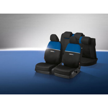 ULTIMATE SPEED® Autoschonbezug, in Carbonlook, 14-tlg., blau - B-Ware neuwertig