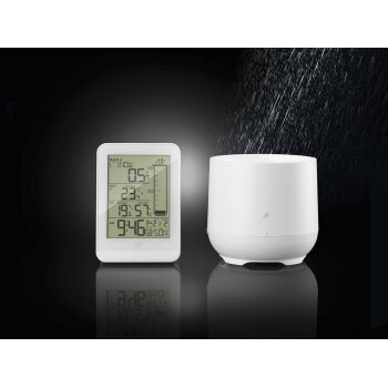 AURIOL® Funk Wetterstation mit Regenmesser,...