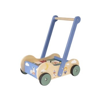 lupilu® Schiebewagen / Motorikwürfel, aus Holz - B-Ware