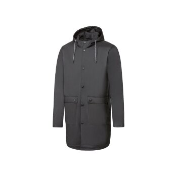 crivit Herren Regenparka mit verlängerter Rückenpartie (schwarz, S) - B-Ware neuwertig