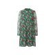 esmara® Damen Kleid, in Chiffon-Qualität, mit Raffung (grün, 44) - B-Ware neuwertig