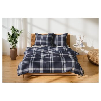 LIVARNO home Fleece Bettwäsche, 240 x 220 cm, 65 x...