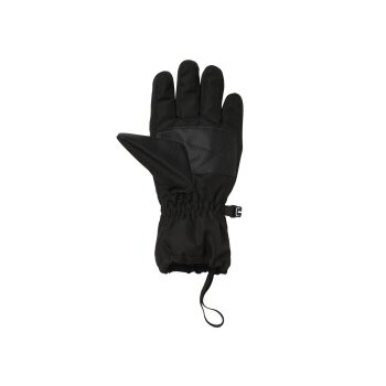 CRIVIT Kinder Skihandschuhe, wasserabweisendes Obermaterial (schwarz, 5 (8-10 Jahre)) - B-Ware neuwertig