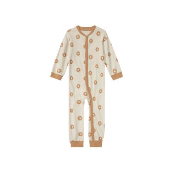 lupilu® Baby Schlafoverall aus reiner Bio-Baumwolle (beige, 86) - B-Ware neuwertig
