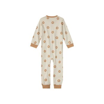 lupilu® Baby Schlafoverall aus reiner Bio-Baumwolle (beige, 86) - B-Ware neuwertig