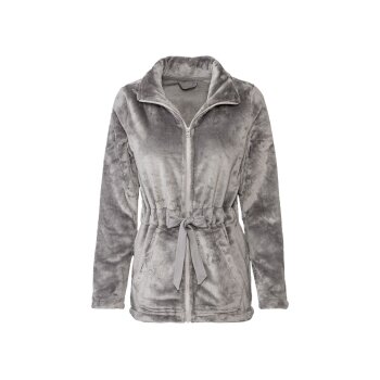 esmara 3-teiliger Damen-Pyjama, lang, M, grau/weiß...