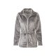esmara 3-teiliger Damen-Pyjama, lang, M, grau/weiß - B-Ware neuwertig