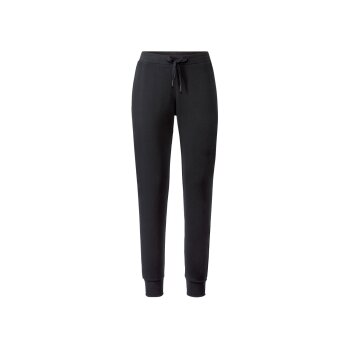 esmara® Damen Sweathose, mit Gummizugbund und Bindeband (schwarz, L(44/46)) - B-Ware neuwertig