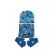 LEGO® City Kinder Mütze, Schlauchschal und Handschuhe, 3-teiliges Set, Einheitsgröße, blau - B-Ware sehr gut