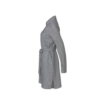 esmara® Damen Flanell-Longbluse aus reiner Baumwolle (Hahnentritt/schwarz/weiß, 44) - B-Ware neuwertig