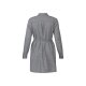 esmara® Damen Flanell-Longbluse aus reiner Baumwolle (Hahnentritt/schwarz/weiß, 44) - B-Ware neuwertig
