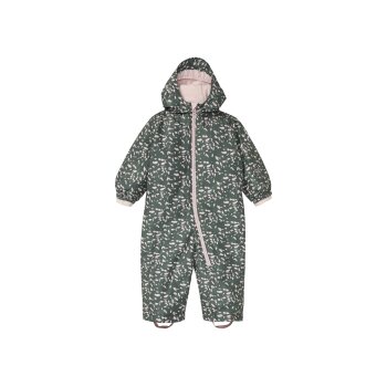 lupilu® Baby Kleinkinder Mädchen Schneeoverall, warm gefüttert (grün gemustert, 86) - B-Ware neuwertig