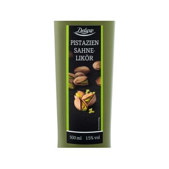 Deluxe Pistazien Sahnelikör 15% Vol