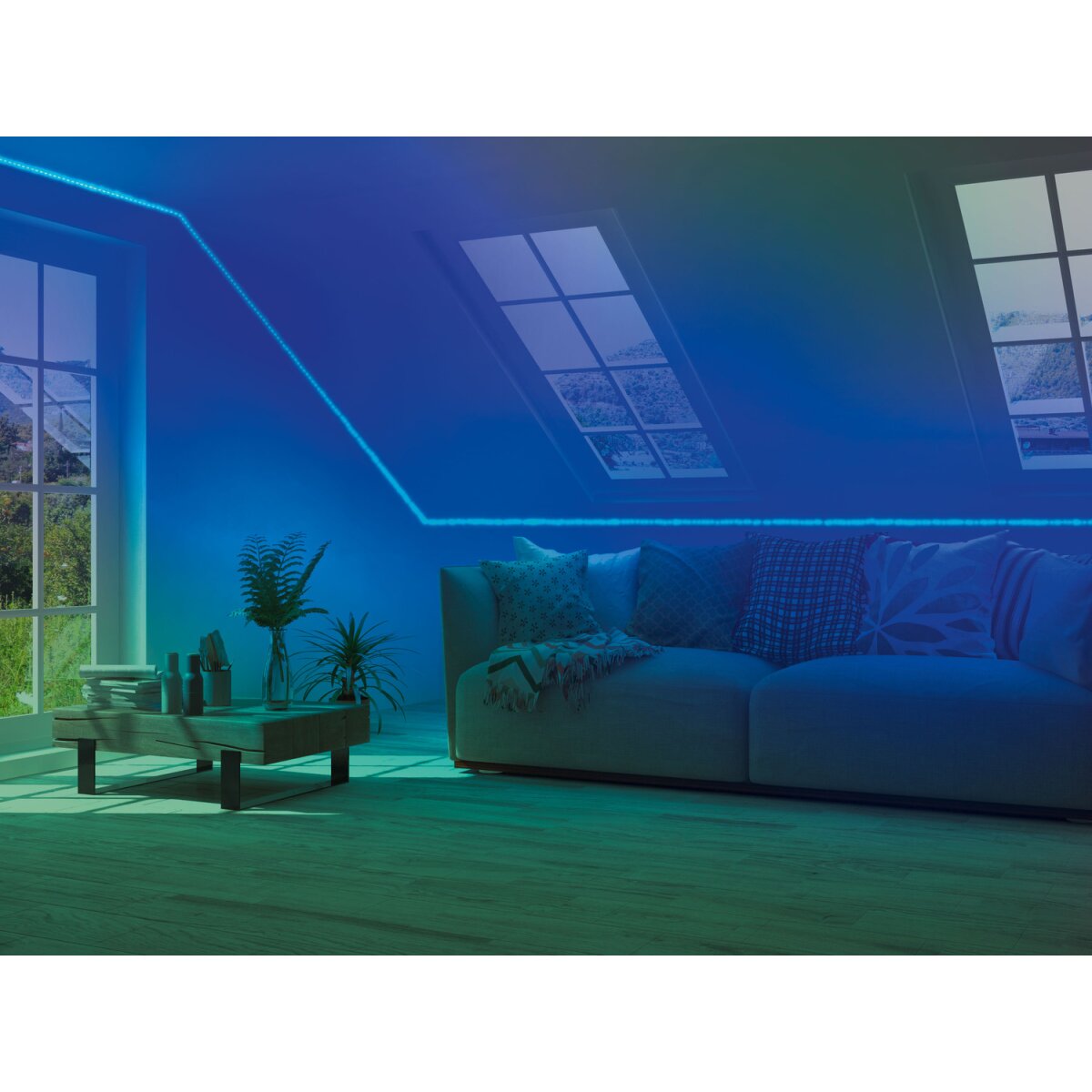 LIVARNO home LED Band RGB dimmbar, 10 m - B-Ware sehr gut, 11,99 €