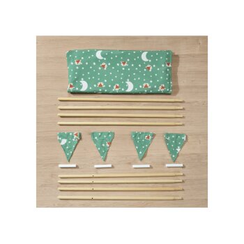 lupilu® Holz Spielzelt Tipi, mit Baumwolle (grün) - B-Ware sehr gut