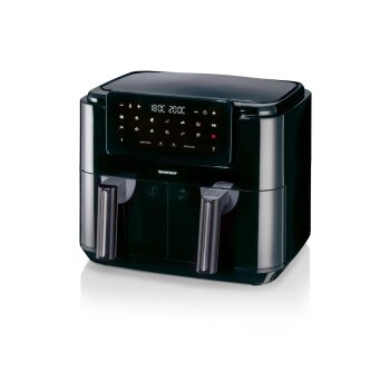 SILVERCREST® KITCHEN TOOLS Doppelzonen Heißtluftfritteuse »A1 SHLFDD 2400«, 2200–2600 W - B-Ware sehr gut