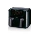 SILVERCREST® KITCHEN TOOLS Doppelzonen Heißtluftfritteuse »A1 SHLFDD 2400«, 2200–2600 W - B-Ware sehr gut