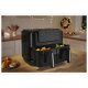SILVERCREST® KITCHEN TOOLS Doppelzonen Heißtluftfritteuse »A1 SHLFDD 2400«, 2200–2600 W - B-Ware sehr gut