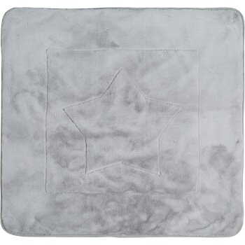 roba Babydecke Happy Patch - 80 x 80 cm, mint/grau -...