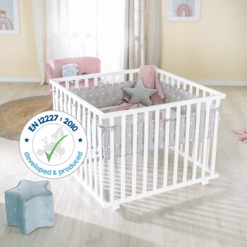 roba Laufgitter Indibear, 100 x 100 cm - B-Ware neuwertig